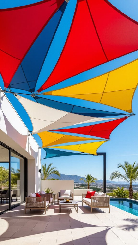 vibrant outdoor sail patterns