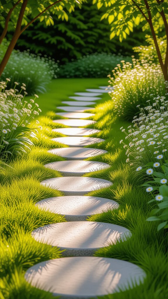whimsical garden stepping stones