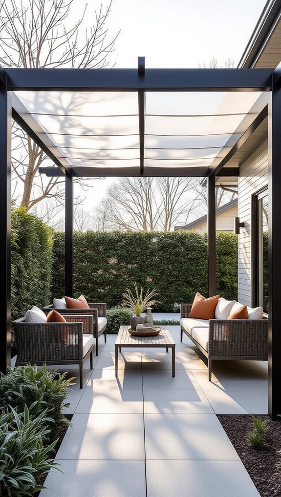 winter ready outdoor structure setup