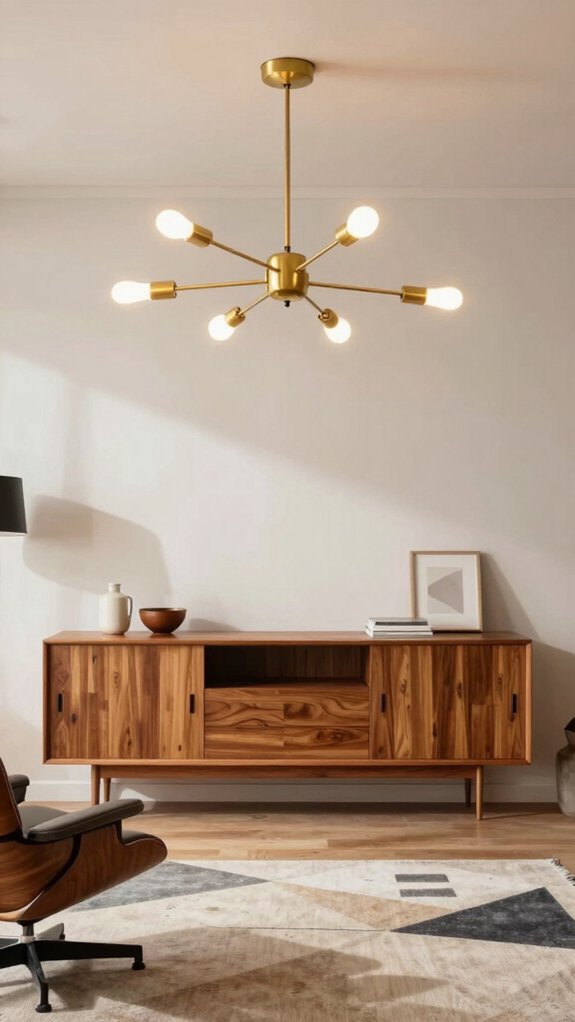 19 Mid Century Modern Furniture Ideas for Timeless and Functional Style 16 bold sculptural lighting style