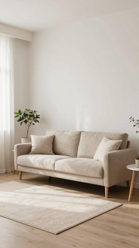 19 Small Living Room Decor Ideas That Make Any Space Feel Bigger 18 consistent color flow design