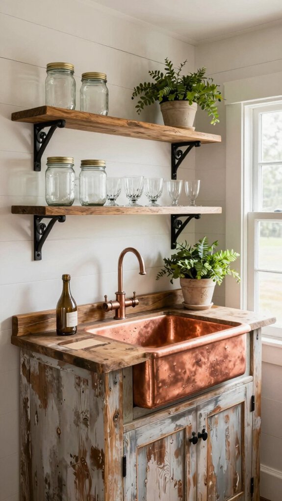 17 Wet Bar Ideas With Sink for Stylish and Functional Homes 12 cozy farmhouse style wet bar