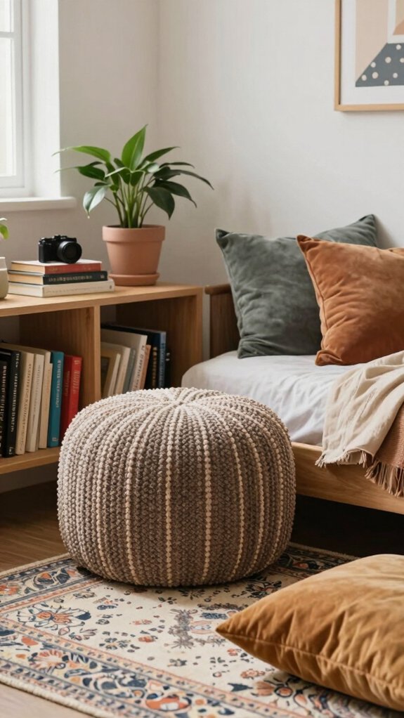 cozy flexible floor seating