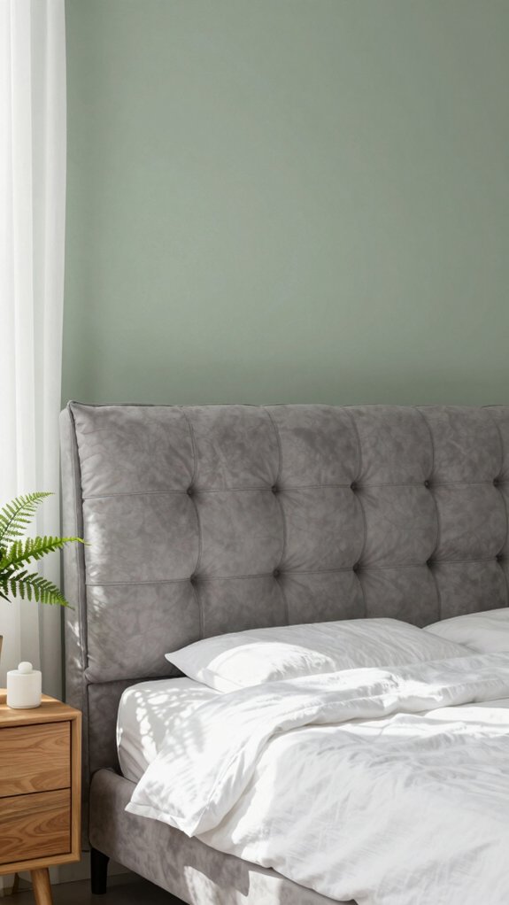 cozy headboard wall colors