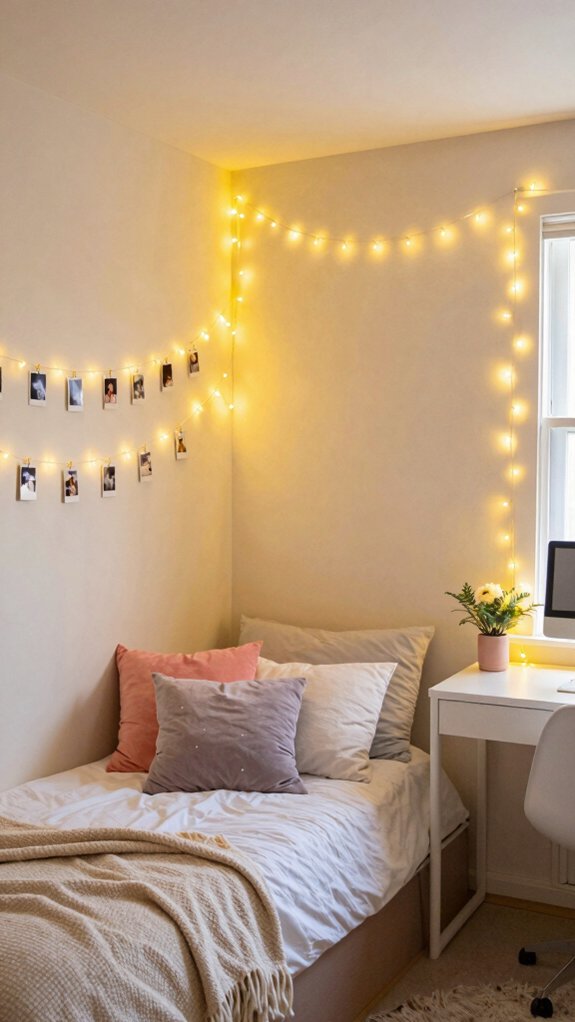cozy magical string lights