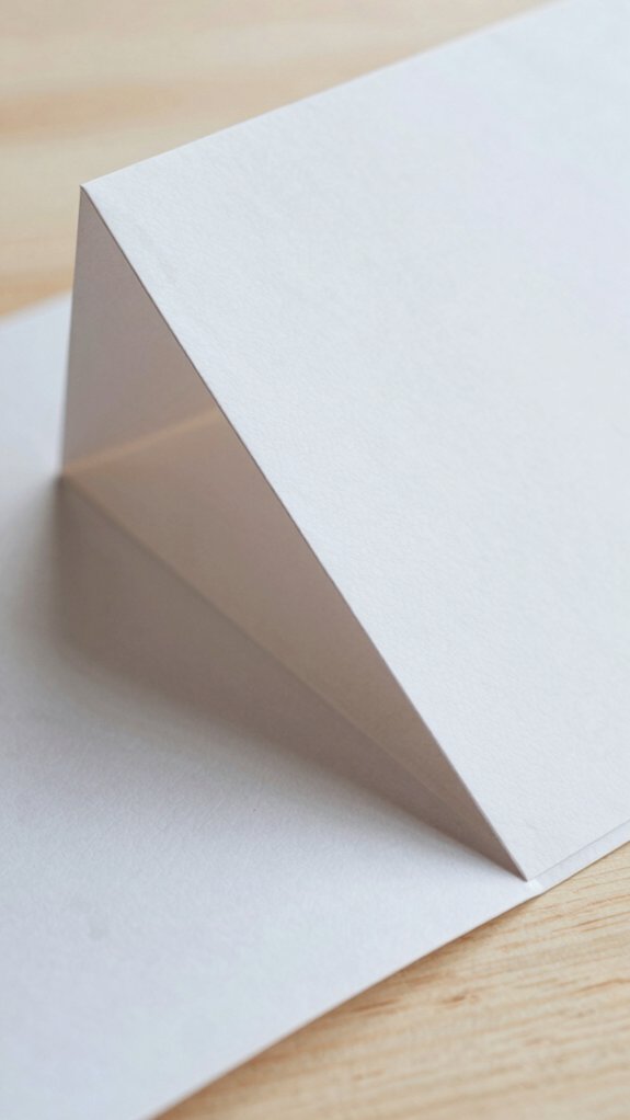 diagonal folded 6 square card
