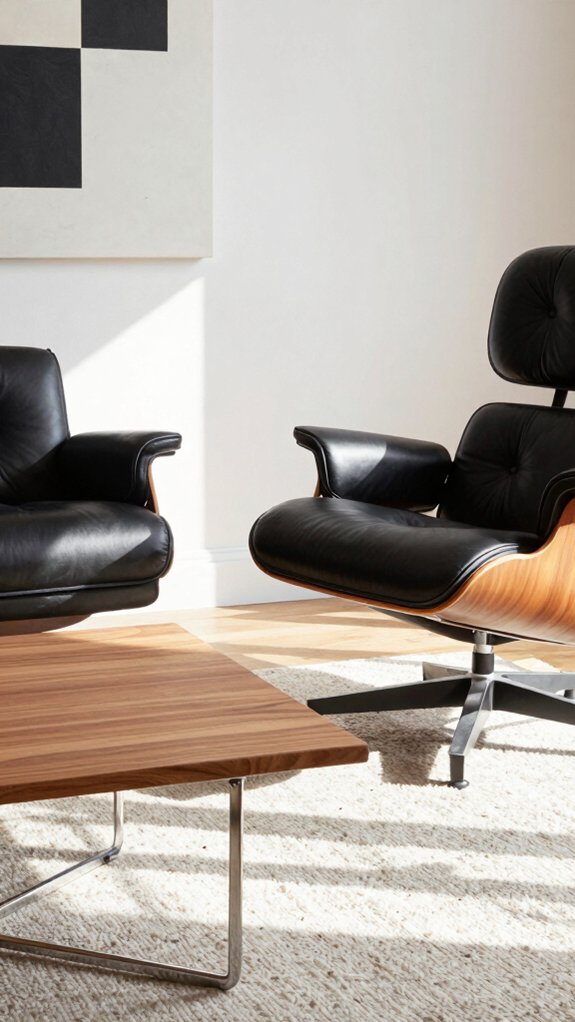 19 Mid Century Modern Furniture Ideas for Timeless and Functional Style 7 eames armchair comfort and style