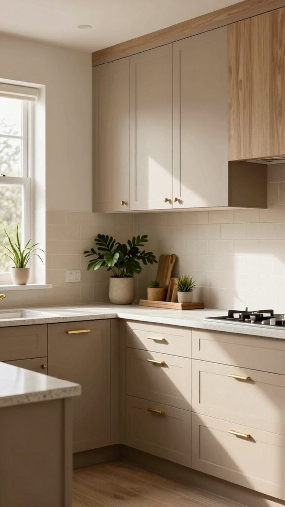 earthy beige kitchen warmth