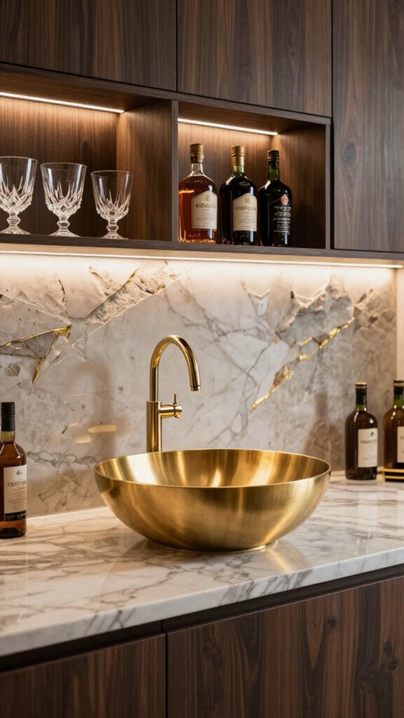 17 Wet Bar Ideas With Sink for Stylish and Functional Homes 10 elegant functional wet bar