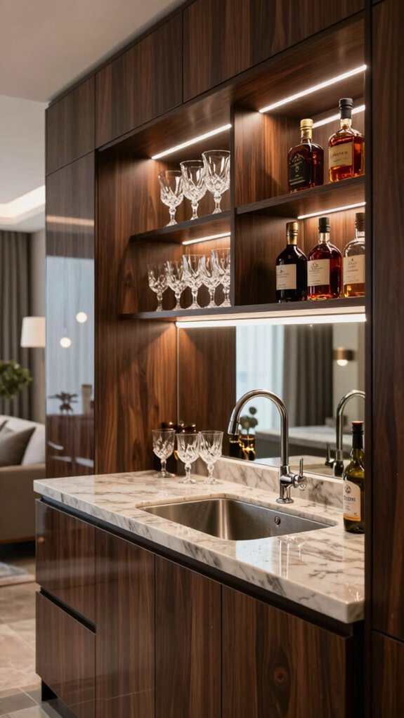 17 Wet Bar Ideas With Sink for Stylish and Functional Homes 11 entertaining guests with style