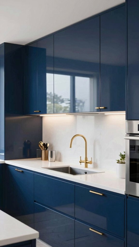 high gloss cabinet finishes