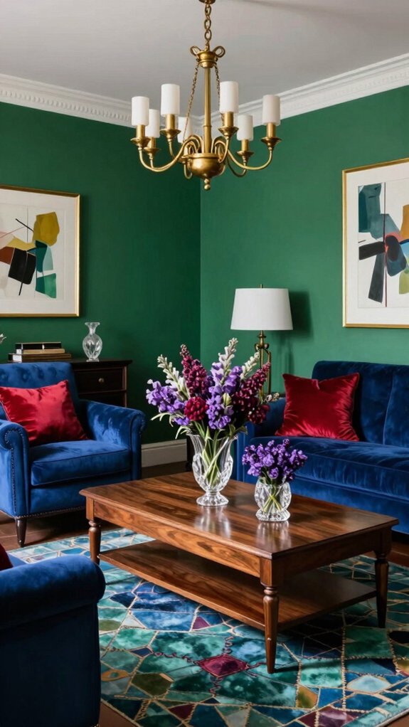 16 Jewel Tone Living Room Ideas for Rich and Elegant Spaces