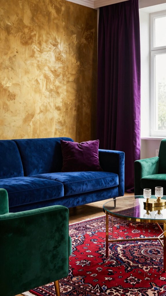 jewel tones create luxurious spaces