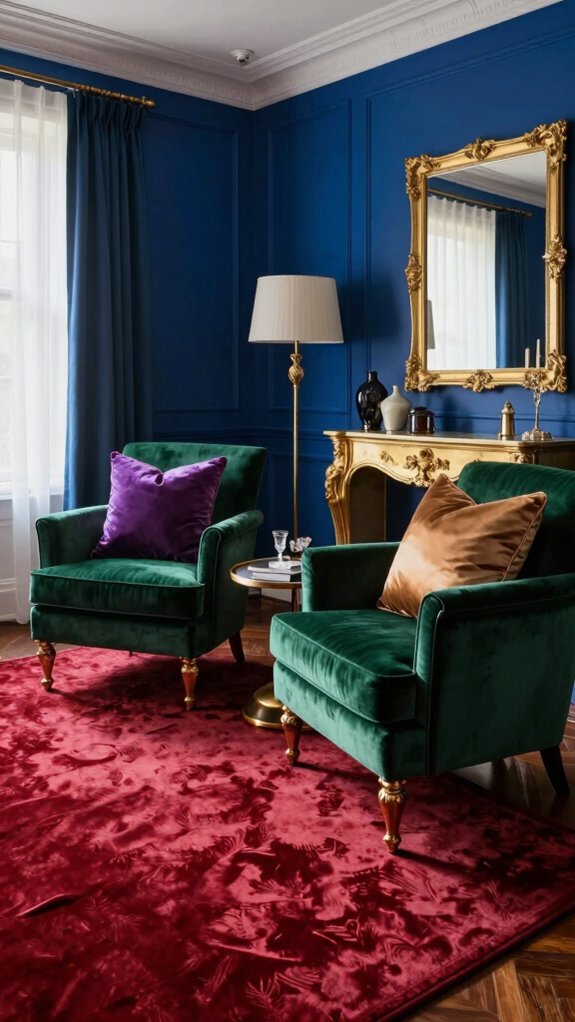 jewel tones for balance