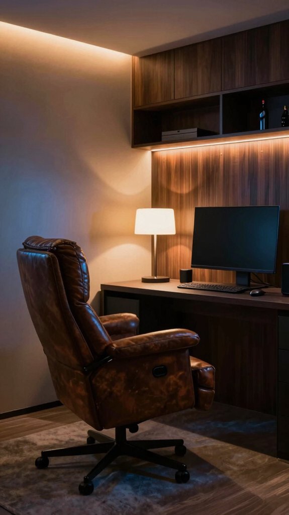 19 Man Cave Ideas for the Ultimate Personal Retreat 5 layered lighting for ambiance