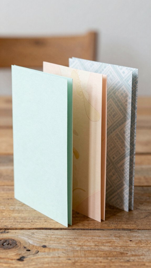 layered mail friendly shutter card