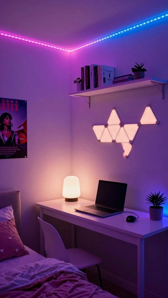 led accents for mood enhancement