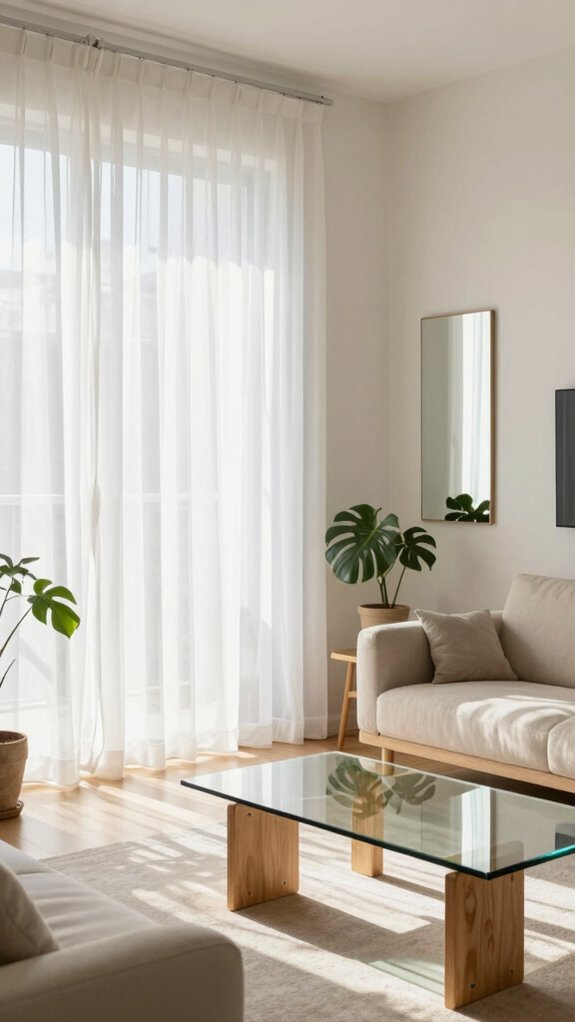 19 Small Living Room Decor Ideas That Make Any Space Feel Bigger 12 maximize natural light flow