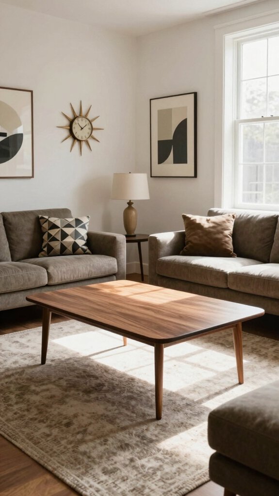 17 Mid Century Modern Living Room Ideas That Never Go Out of Style 13 mid century coffee table tips