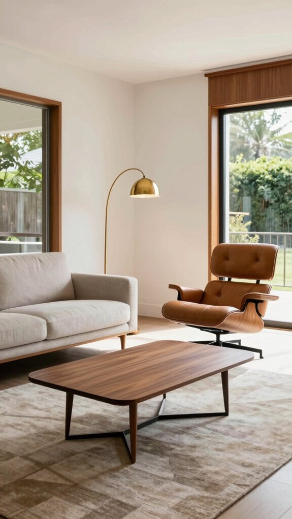 17 Mid Century Modern Living Room Ideas That Never Go Out of Style 10 minimalist decor with warmth