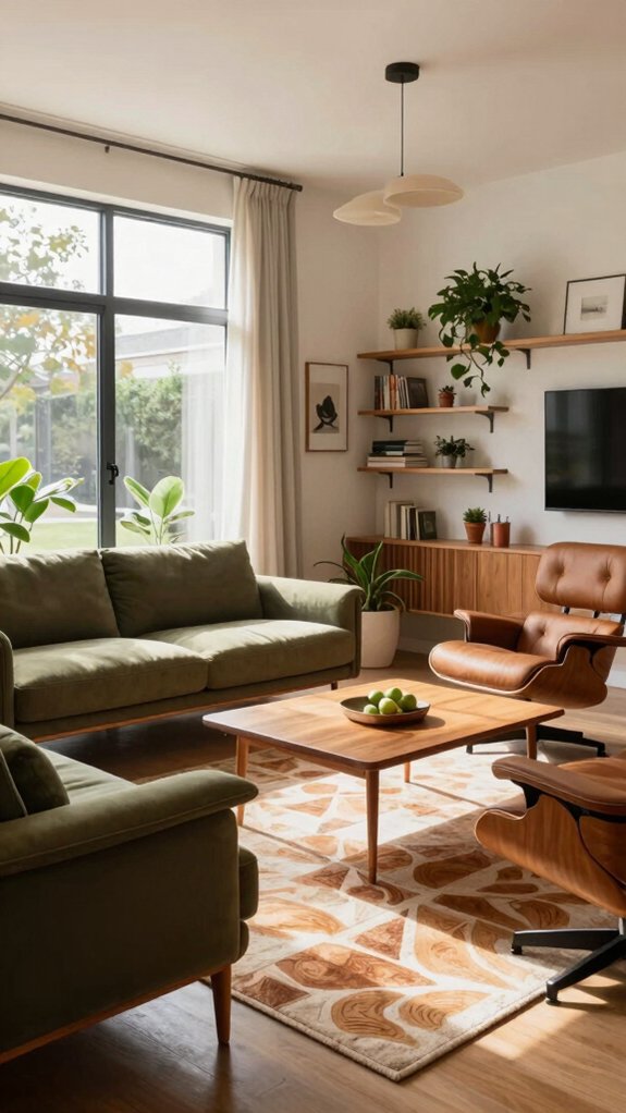 17 Mid Century Modern Living Room Ideas That Never Go Out of Style 11 open airy conversational spaces