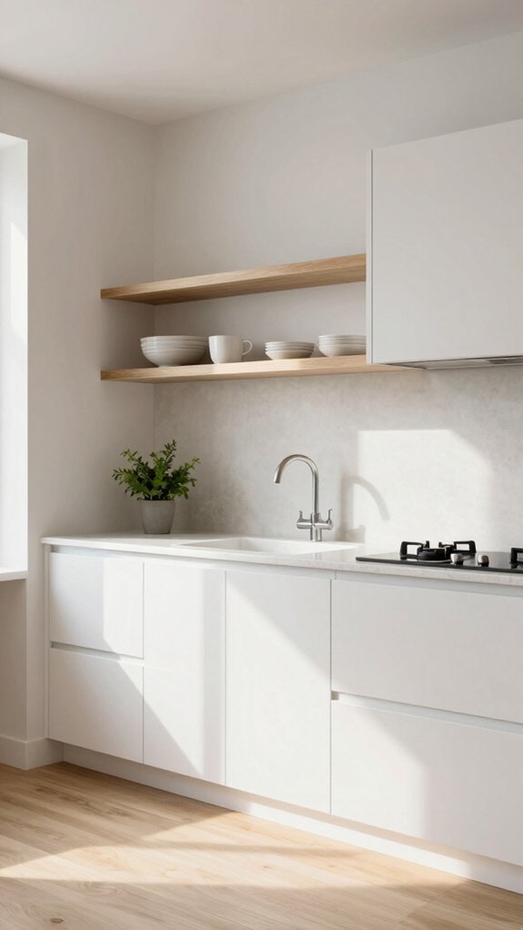 16 Kitchens Without Upper Cabinets for an Open and Airy Feel 5 open shelving kitchen alternatives