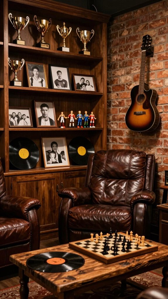 19 Man Cave Ideas for the Ultimate Personal Retreat 17 personalized memorabilia display techniques