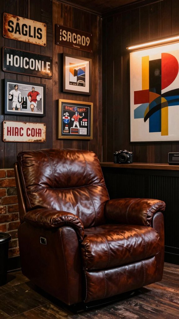 19 Man Cave Ideas for the Ultimate Personal Retreat 6 personalized wall decor ideas