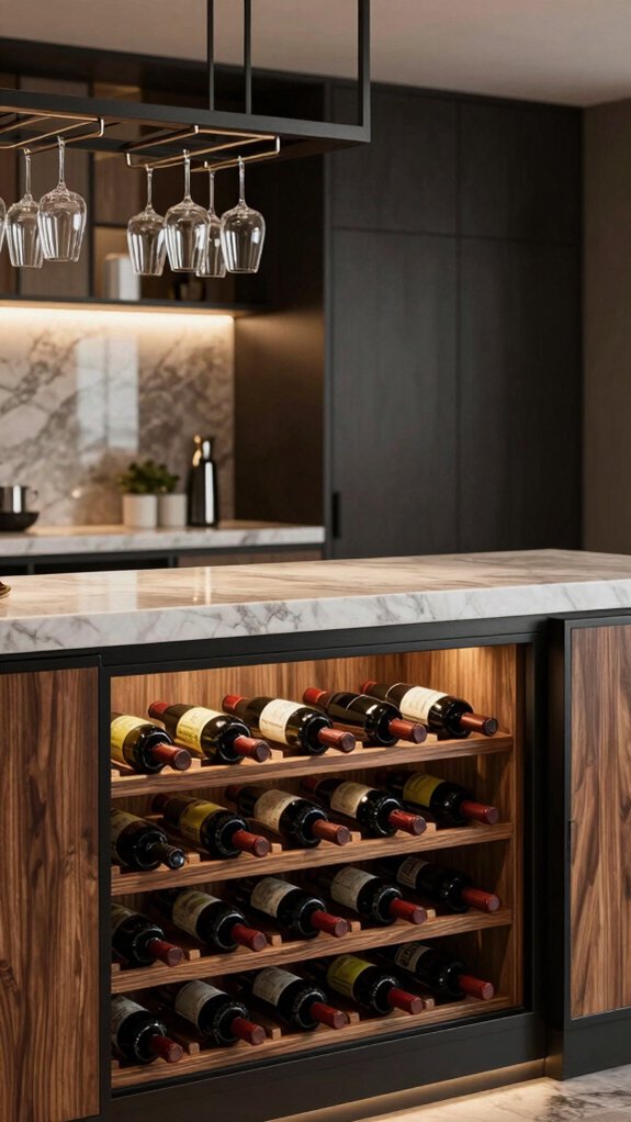14 Under Bar Counter Ideas for Storage and Style 4 practical and stylish wine storage