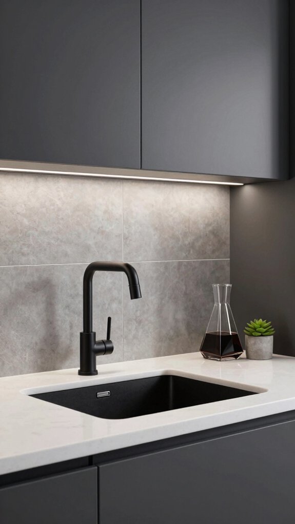 17 Wet Bar Ideas With Sink for Stylish and Functional Homes 4 sleek minimalist wet bar