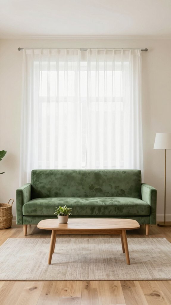 15 Green Couch Living Room Ideas That Feel Fresh and Balanced 14 small room layout tips