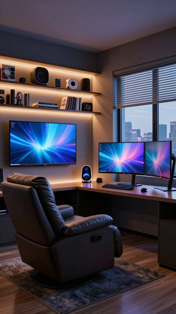 19 Man Cave Ideas for the Ultimate Personal Retreat 18 smart tech for man cave