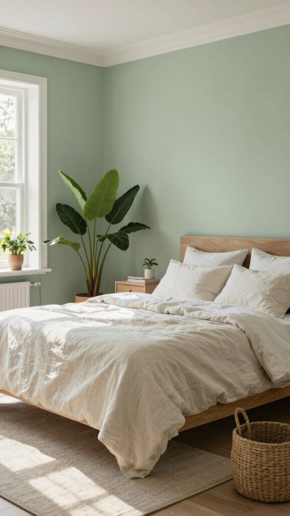 soft green bedroom retreat
