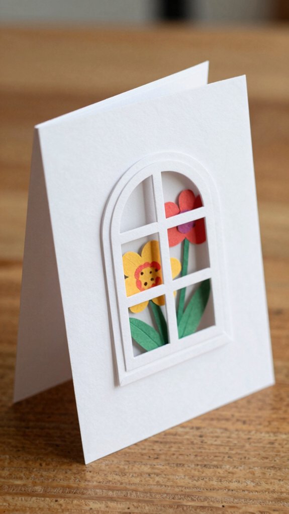 sturdy layered peekaboo window
