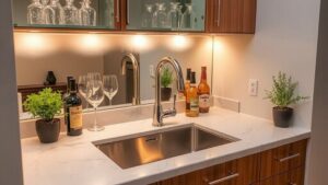 stylish functional wet bars