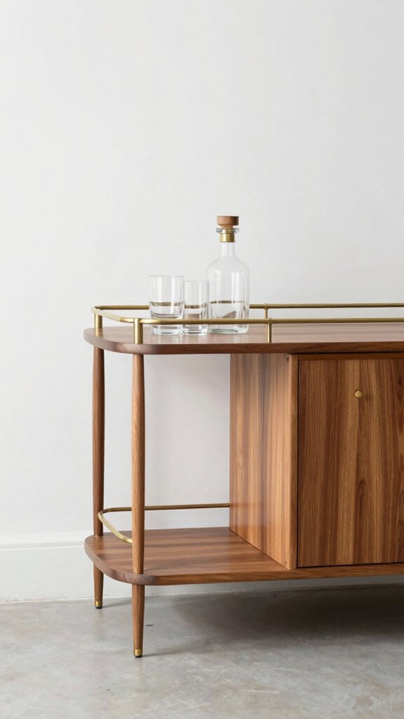 19 Mid Century Modern Furniture Ideas for Timeless and Functional Style 15 stylish mobile beverage storage