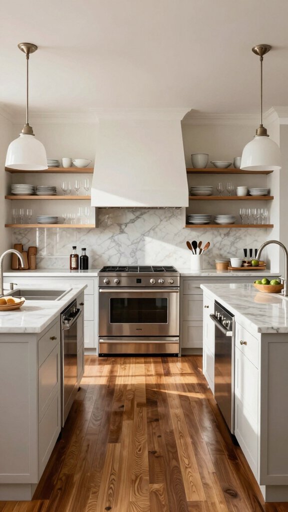 symmetrical kitchen design principles