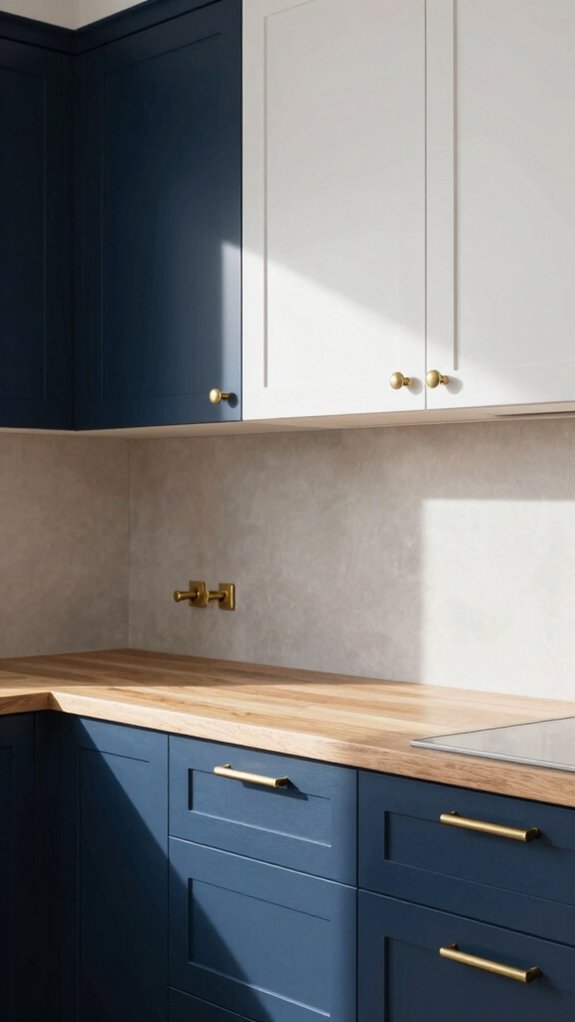 two tone kitchen cabinetry design