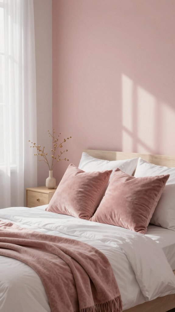 warm elegant blush tones