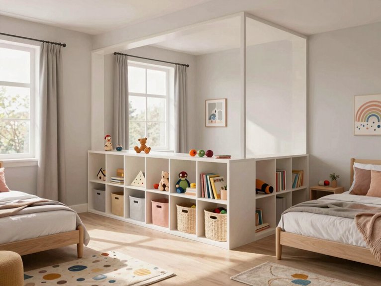 divider line diy storage solution