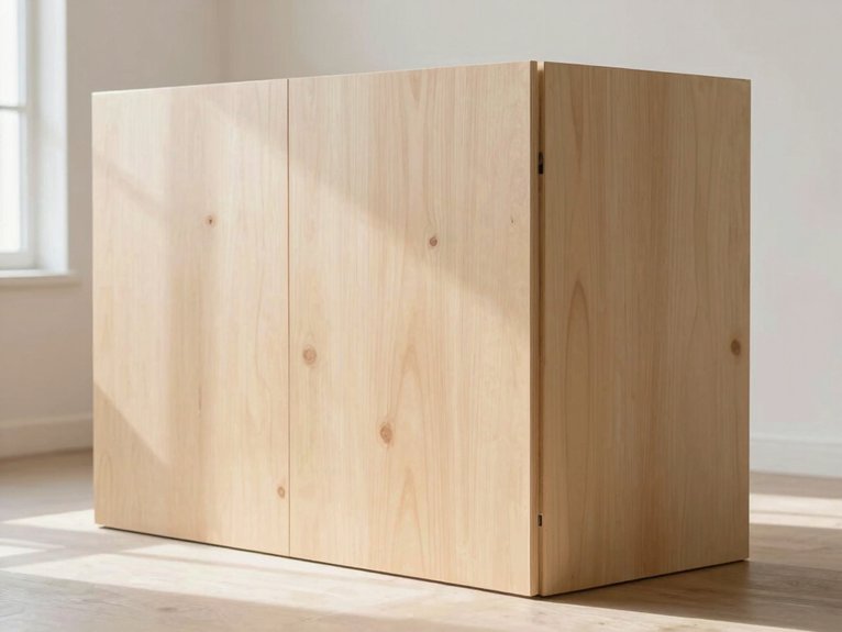 lightweight removable luan wall