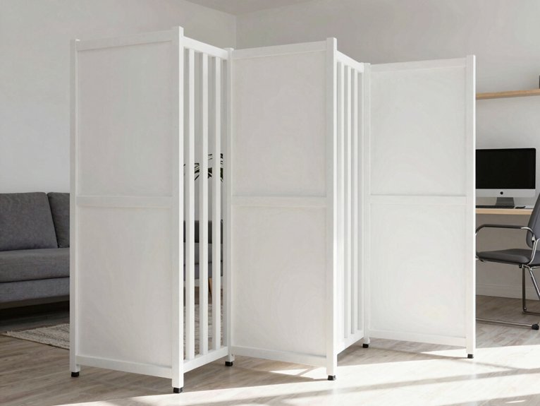 lightweight reusable freestanding divider