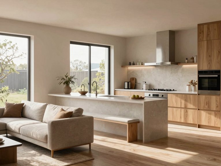 Kitchen and Living Room Divider Ideas for Small Spaces 12 low height wooden room divider