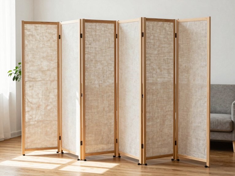 weighted hinged panels with sandbags