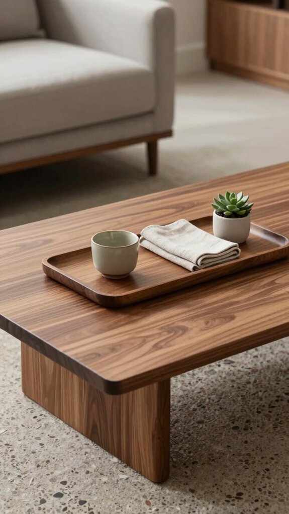 black marble designer coffee tray