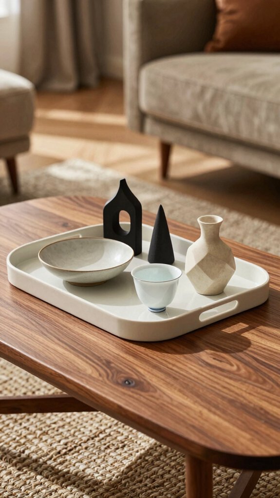 black mirror art tray styling