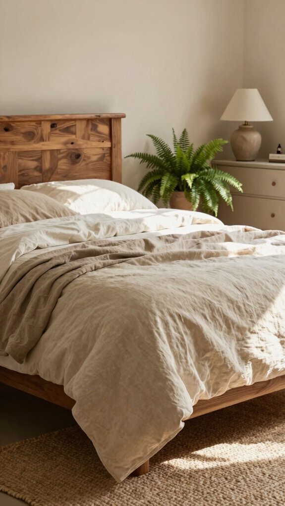 Farmhouse Bedroom Decor Ideas That Work Even Without a Closet 4 bold headboard timeless finish