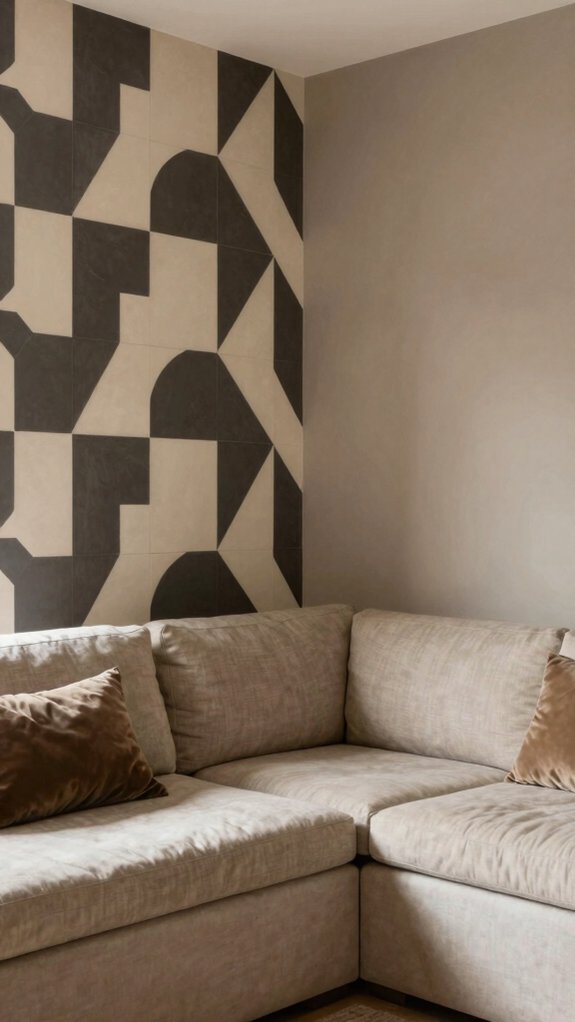 bold pattern calm neutral