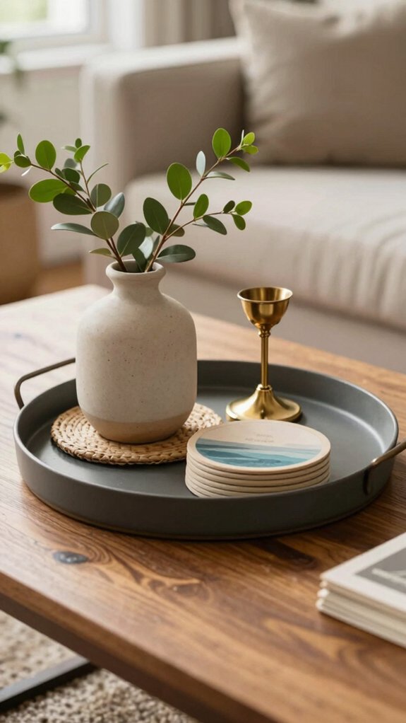Decorative Tray Ideas for Living Room That Look Styled Not Cluttered 3 choose the perfect tray size