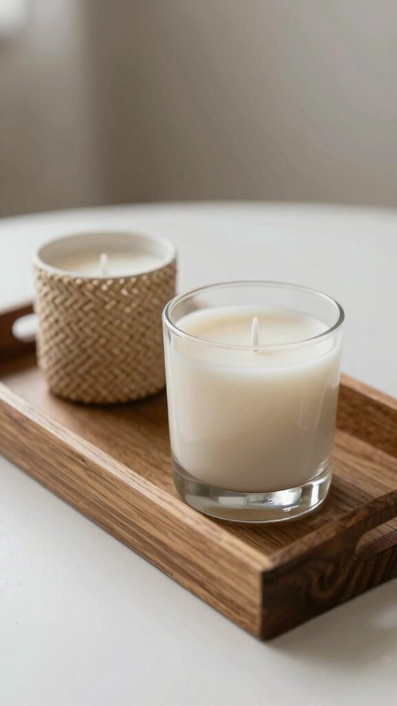 choose tray for perfect candle fit